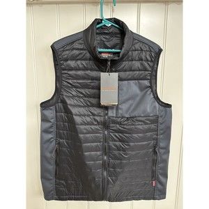 NEW HAWKE & CO PRO SERIES PERFORMANCE PACKABLE VEST, MENS SIZE LARGE, BLACK NWT!